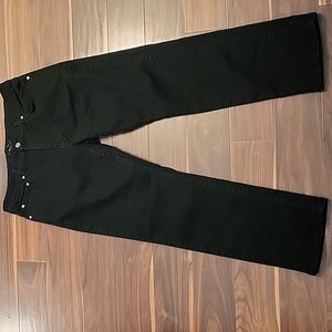 Alfani Jeans; High Rise, Straight Leg, size 34X30 Black, in like new condition!